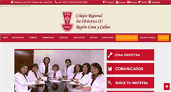 Desktop Screenshot of crolimacallao.org.pe